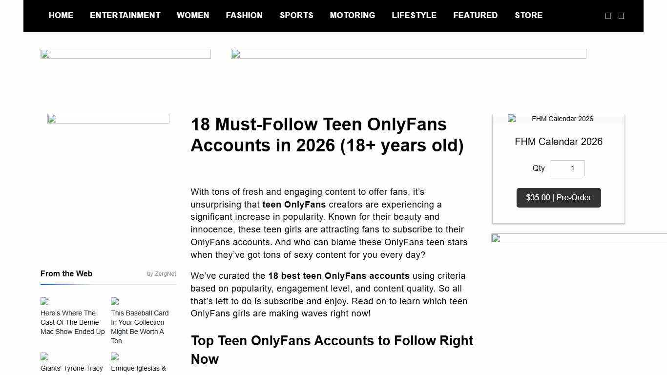 18 Must-Follow Teen OnlyFans Accounts in 2026 (18+ years old) -